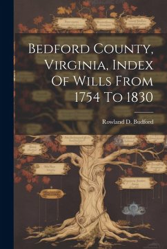 Bedford County, Virginia, Index Of Wills From 1754 To 1830 - Budford, Rowland D.