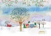 Village Twilight Deluxe Boxed Holiday Cards (20 Cards, 21 Self-Sealing Envelopes)
