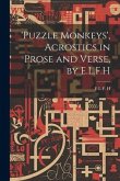 'puzzle Monkeys', Acrostics in Prose and Verse, by E.L.F.H