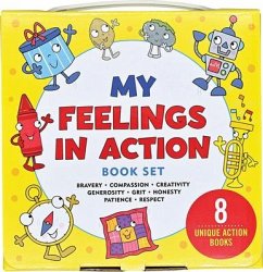 My Feelings in Action (8 Books to Help Your Child Process Their Emotions; (Bravery, Compassion, Creativity, Generosity, Grit, Honesty, Patience, Respect) - Beilenson, Hannah
