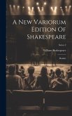 A New Variorum Edition Of Shakespeare: Hamlet; Series 2