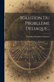 Solution Du Problleme Deliaque...