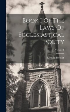 Cover Book I Of The Laws Of Ecclesiastical Polity; Volume 1