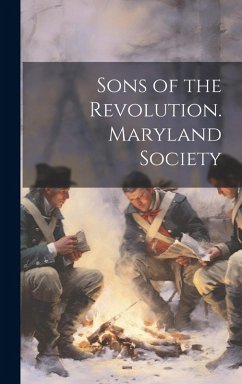 Cover Sons of the Revolution. Maryland Society