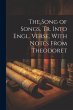 The Song of Songs, Tr. Into Engl.... - Bild 1