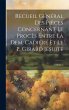 Recueil Général Des Pièces... - Bild 1