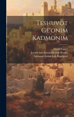 Teshuvot Ge'onim Kadmonim - David, Cassel