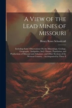 A View of the Lead Mines of Missouri: Including Some Observations On the Mineralogy, Geology, Geography, Antiquities, Soil, Climate, Population, and P - Schoolcraft, Henry Rowe