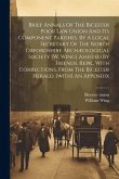 Brief Annals Of The Bicester Poor Law Union And Its Component Parishes. By A Local Secretary Of The North Oxfordshire Archæological Society [w. Wing]