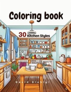 kitchen styles coloring book - Olubiyi, David