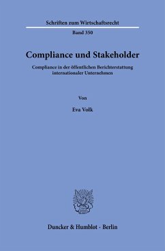 Compliance und Stakeholder - Volk, Eva