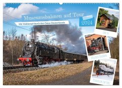 Museumsbahnen auf Tour (Wandkalender 2024 DIN A2 quer), CALVENDO Monatskalender