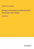 Beitrag¿e zur Kenntniß der Landwirthschaft in den Kon¿igl. Preuß. Staaten