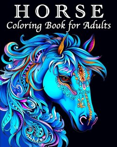 Horse Coloring Book for Adults - Bb, Lea Schöning