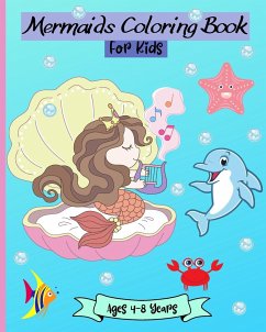Mermaids Coloring Book for Kids Ages 3-6 Years - Rickblood, Malkovich