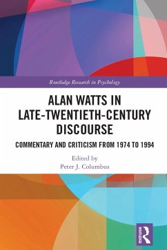 Alan Watts in Late-Twentieth-Century Discourse (eBook, PDF)