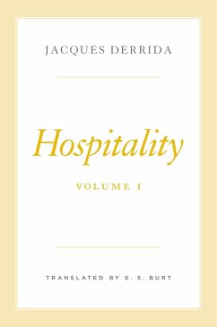 Hospitality, Volume I (eBook, PDF) - Jacques Derrida, Derrida