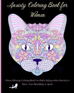 Anxiety Coloring Book for Women - Rickblood, Malkovich