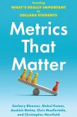 Metrics That Matter (eBook, ePUB)