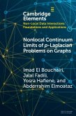 Nonlocal Continuum Limits of p-Laplacian Problems on Graphs (eBook, PDF)