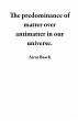 The predominance of matter over... - Bild 1