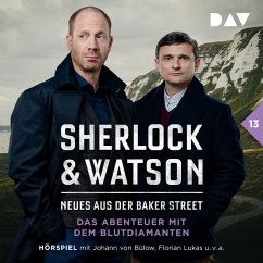 Sherlock & Watson – Neues aus der Baker Street: Das Abenteuer mit dem Blutdiamanten (Fall 13) (MP3-Download) - Koppelmann, Viviane