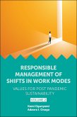 Responsible Management of Shifts in Work Modes - Values for Post Pandemic Sustainability, Volume 2 (eBook, ePUB)