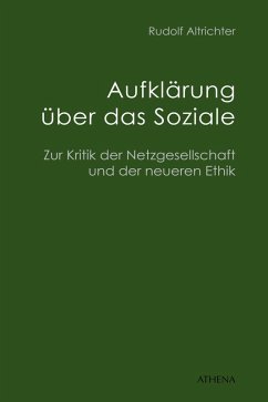 Cover Aufklärung über das Soziale (eBook, PDF)