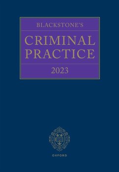 Cover Blackstone's Criminal Practice 2023 (eBook, ePUB)