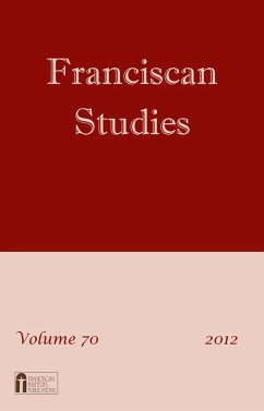 Cover Franciscan Studies (eBook, ePUB)