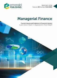 Cover Current Issues and Evidence in Financial Literacy (eBook, PDF)