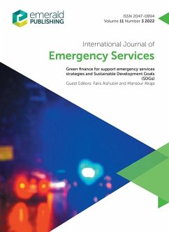 Cover Green finance for support emergency services strategies and Sustainable Development Goals (SDGs) (eBook, PDF)