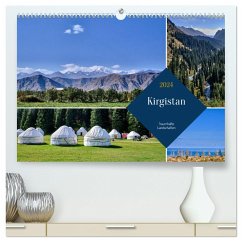 Kirgistan - Traumhafte Landschaften (hochwertiger Premium Wandkalender 2024 DIN A2 quer), Kunstdruck in Hochglanz