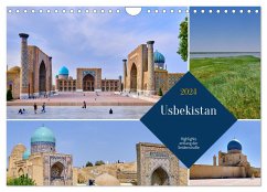 Zentralasien - Entlang der alten Seidenstraße (Wandkalender 2024 DIN A4 quer), CALVENDO Monatskalender