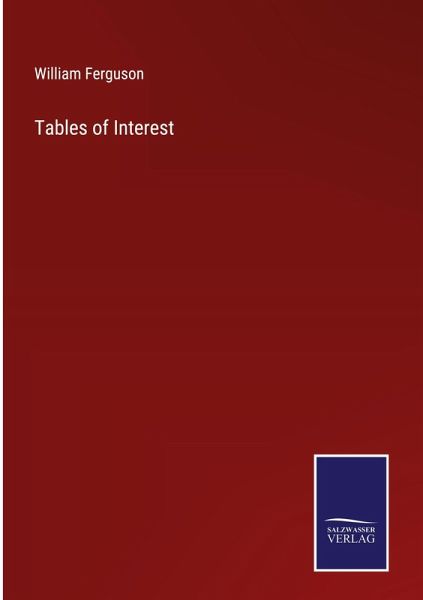 Tables of Interest Tables of Interest