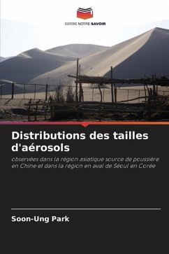 Distributions des tailles d'aérosols - Park, Soon-Ung