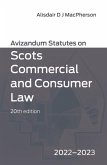 Avizandum Statutes on Scots Commercial and Consumer Law (eBook, ePUB)