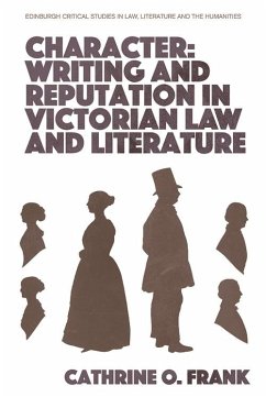 Cover Character, Writing, and Reputation in Victorian Law and Literature (eBook, ePUB)