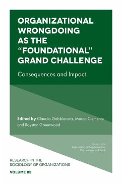 Cover Organizational Wrongdoing as the &quote;Foundational&quote; Grand Challenge (eBook, PDF)