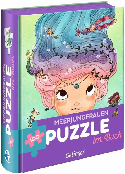 Meerjungfrauen. Puzzle im Buch. 100 Teile