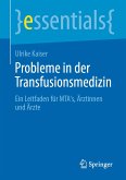 Probleme in der Transfusionsmedizin (eBook, PDF)
