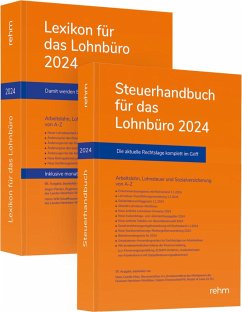 Buchpaket Lexikon für das Lohnbüro und Steuerhandbuch 2024 - Schönfeld, Wolfgang;Plenker, Jürgen;Schaffhausen, Heinz-Willi