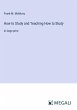 How to Study and Teaching How to Study - Bild 1