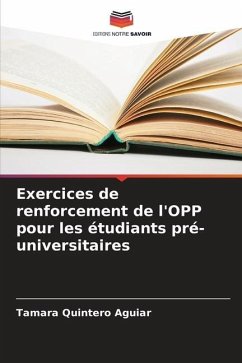 Exercices de renforcement de l'OPP pour les étudiants pré-universitaires - Quintero Aguiar, Tamara
