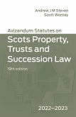 Avizandum Statutes on Scots Property, Trusts & Succession Law (eBook, PDF)