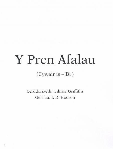 Y Pren Afalau (Cywair is Bb) (eBook, PDF)