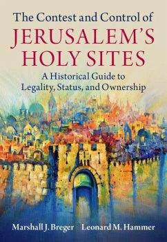 Cover Contest and Control of Jerusalem's Holy Sites (eBook, PDF)