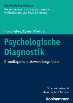 Psychologische Diagnostik (eBook, PDF) - Hock, Michael; Peters, Jan; Renner, Karl-Heinz; Krohne, Heinz Walter