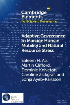 Cover Adaptive Governance to Manage Human Mobility and Natural Resource Stress (eBook, ePUB)