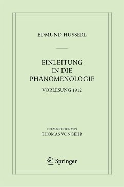 Einleitung in die Phänomenologie (eBook, PDF) - Husserl, Edmund